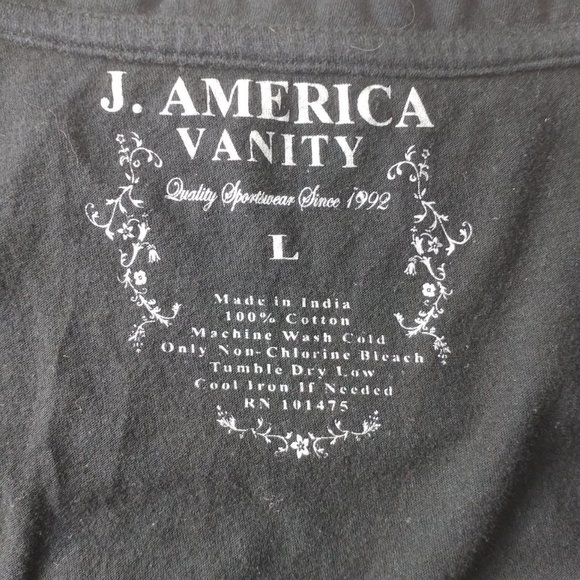 J.America Vanity Stony Point Resort Women's Black Shirt Sz. L - Picture 7 of 7